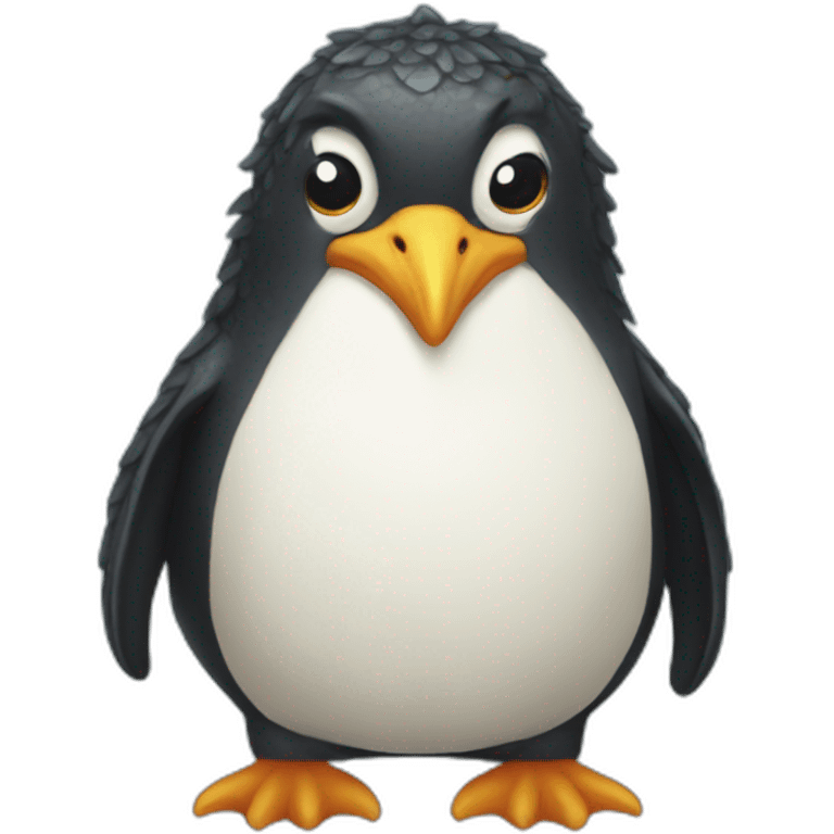 Dragon penguin emoji