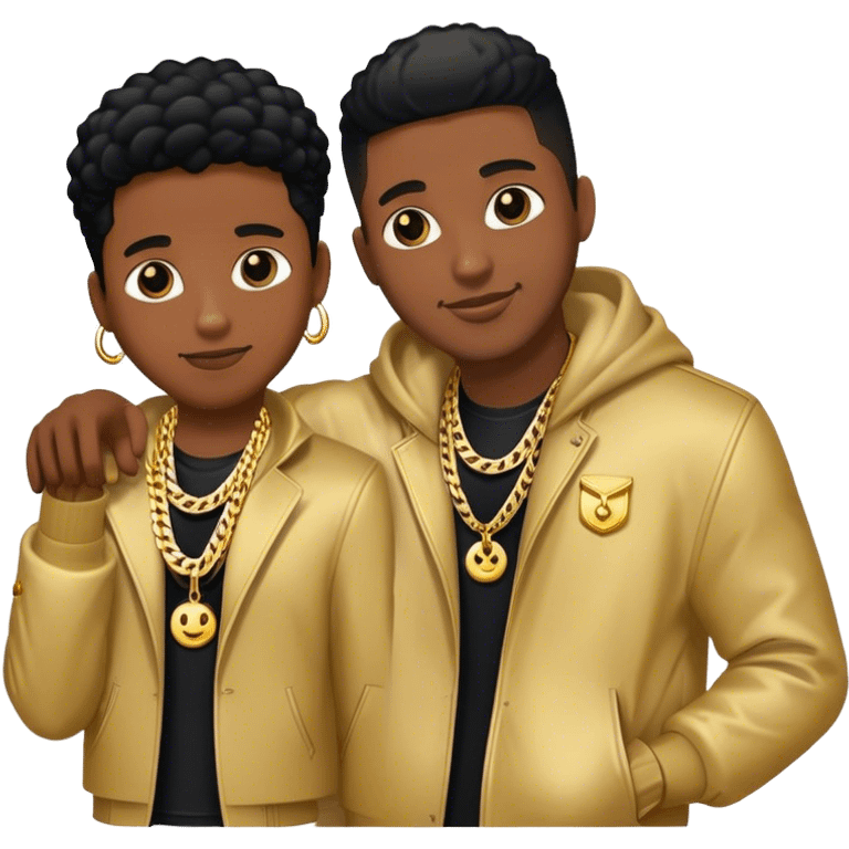 group of 10 black rich friends  emoji