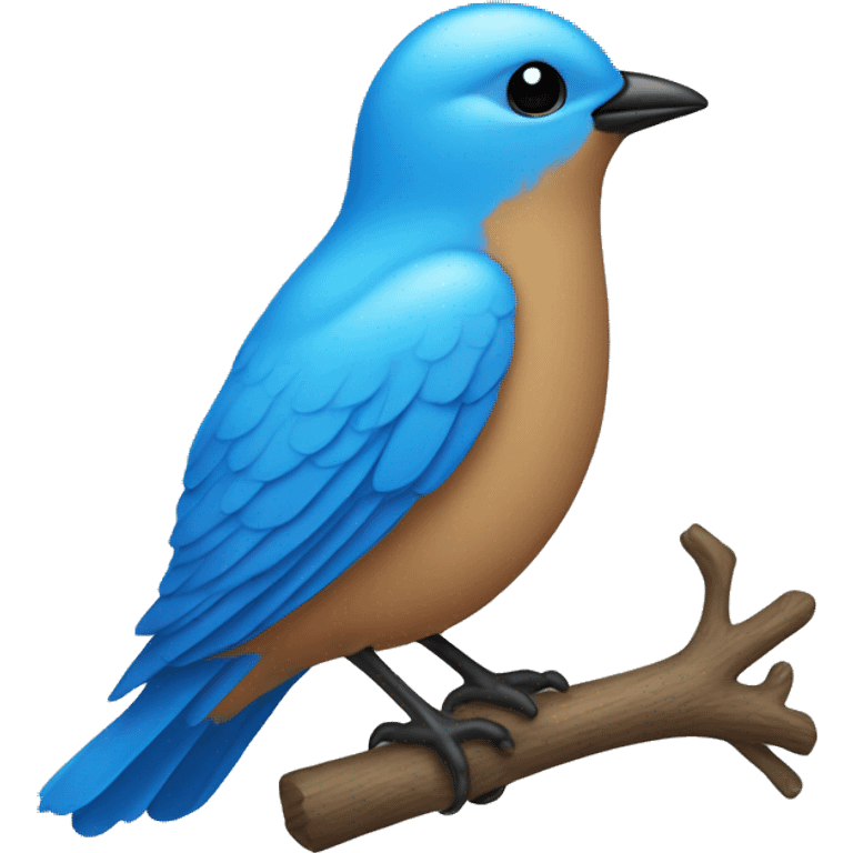 Twitter blue bird emoji