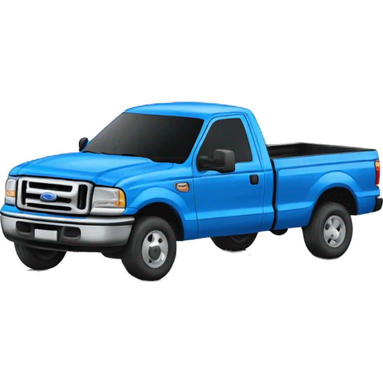 ford truck blue sideways emoji