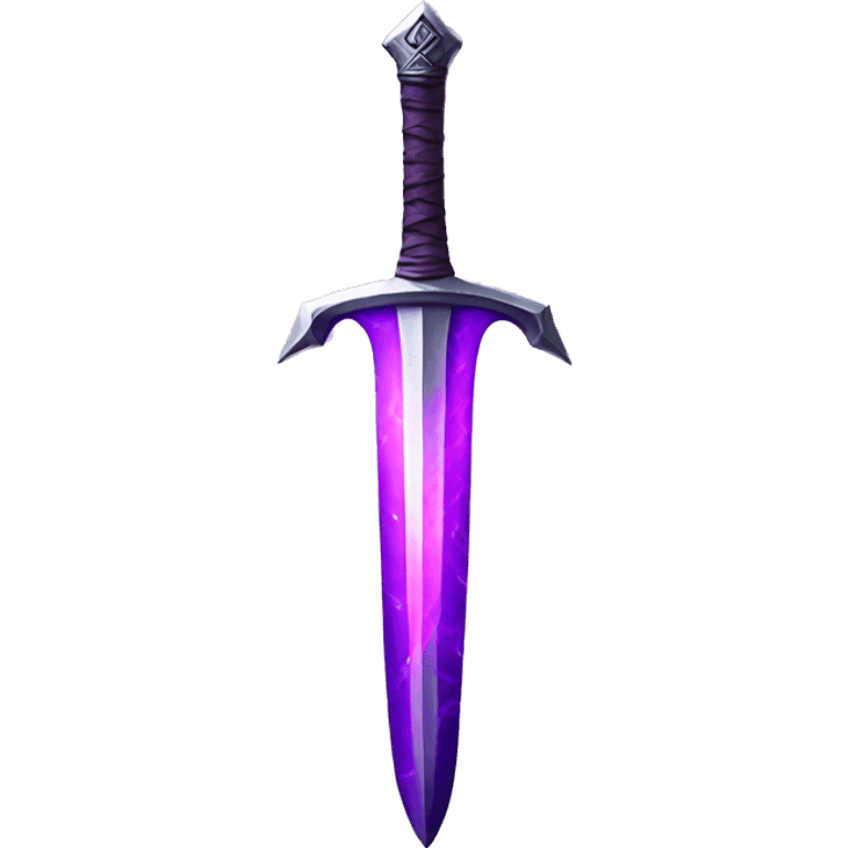 glowing purple sword emoji