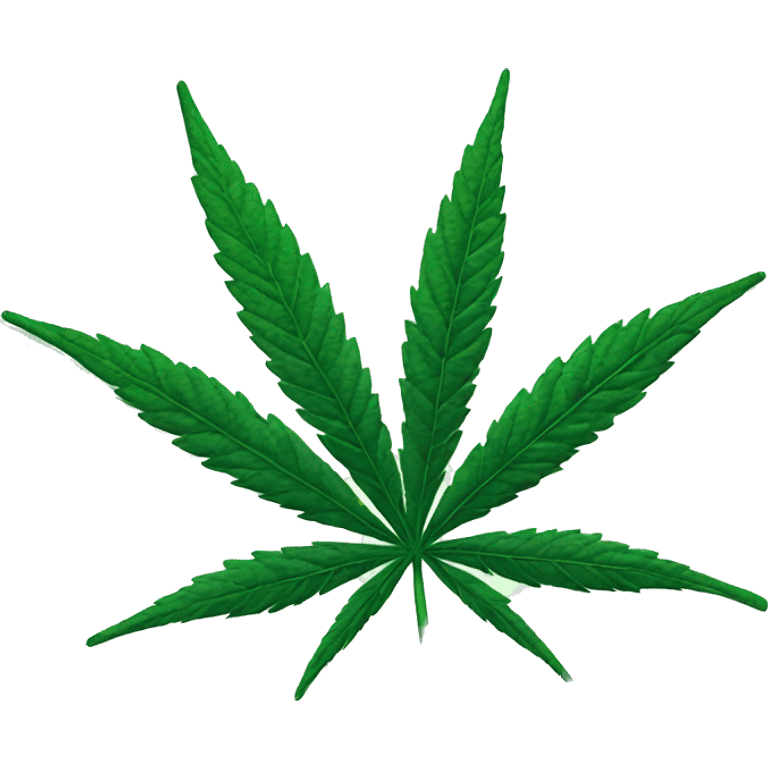 Weed leaf emoji