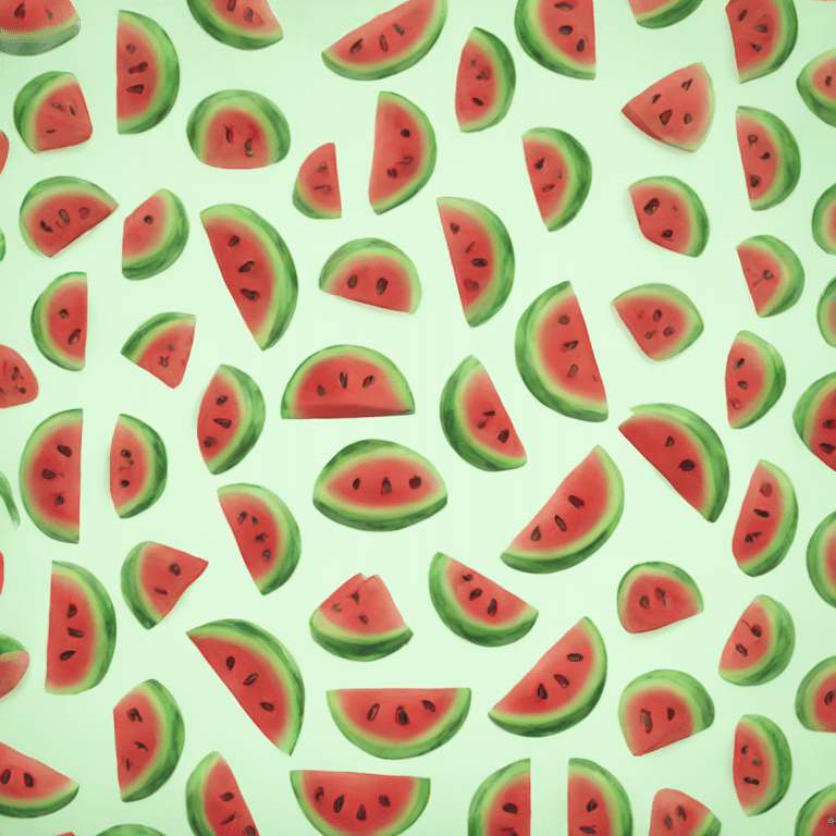 two full watermelons beside each other stuck together emoji