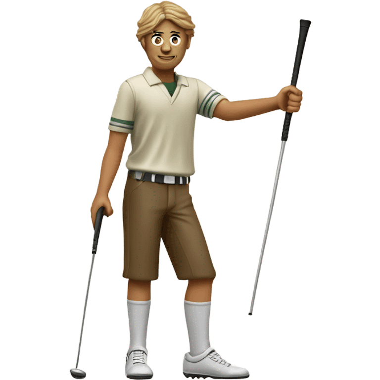 Jedi golfer saying ok emoji