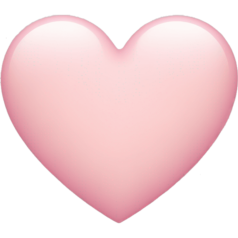 Light pink heart emoji