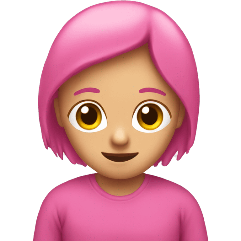 Pink social media marketing  emoji