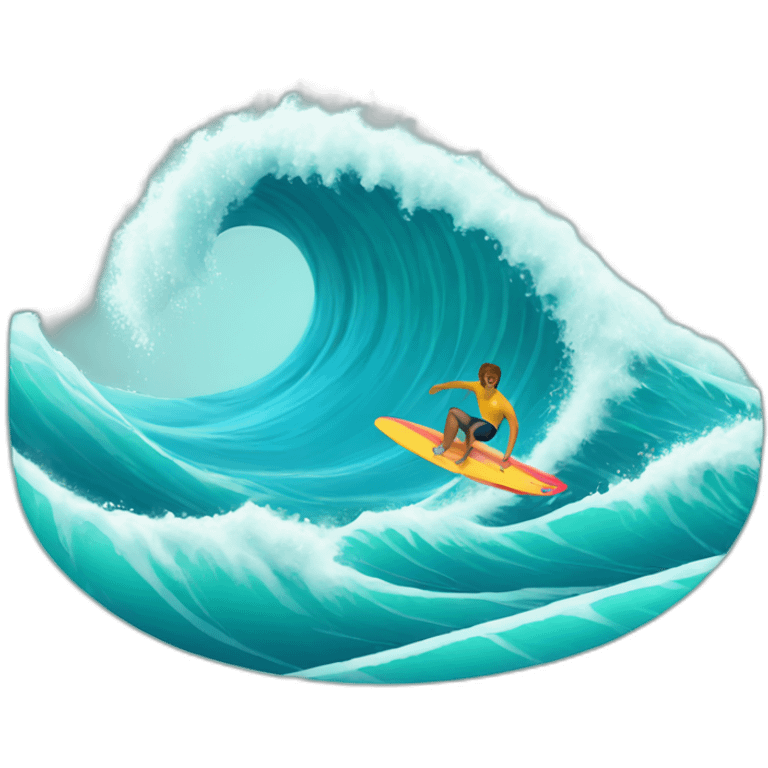 wave-surfing emoji