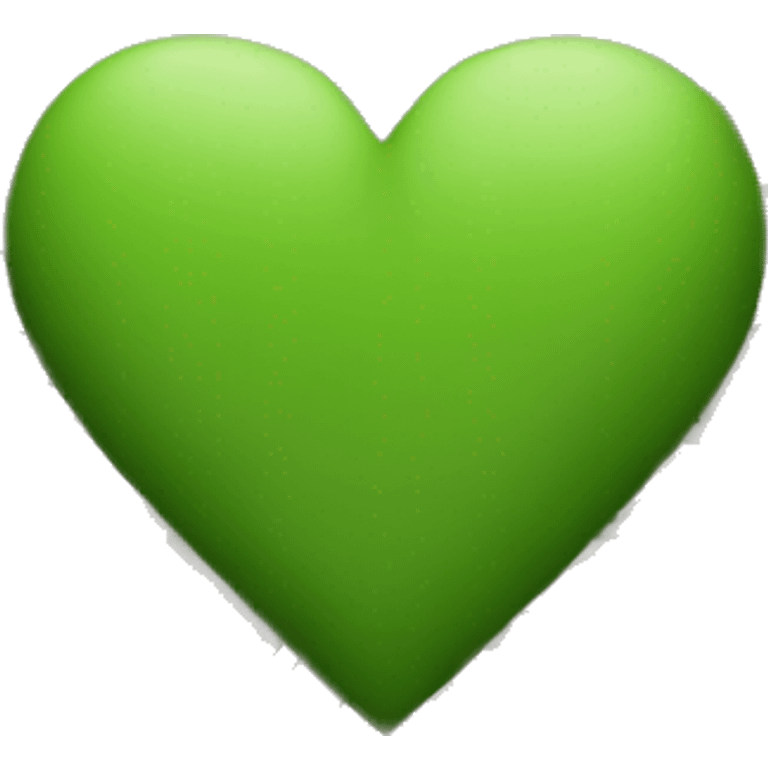 A camo green heart emoji