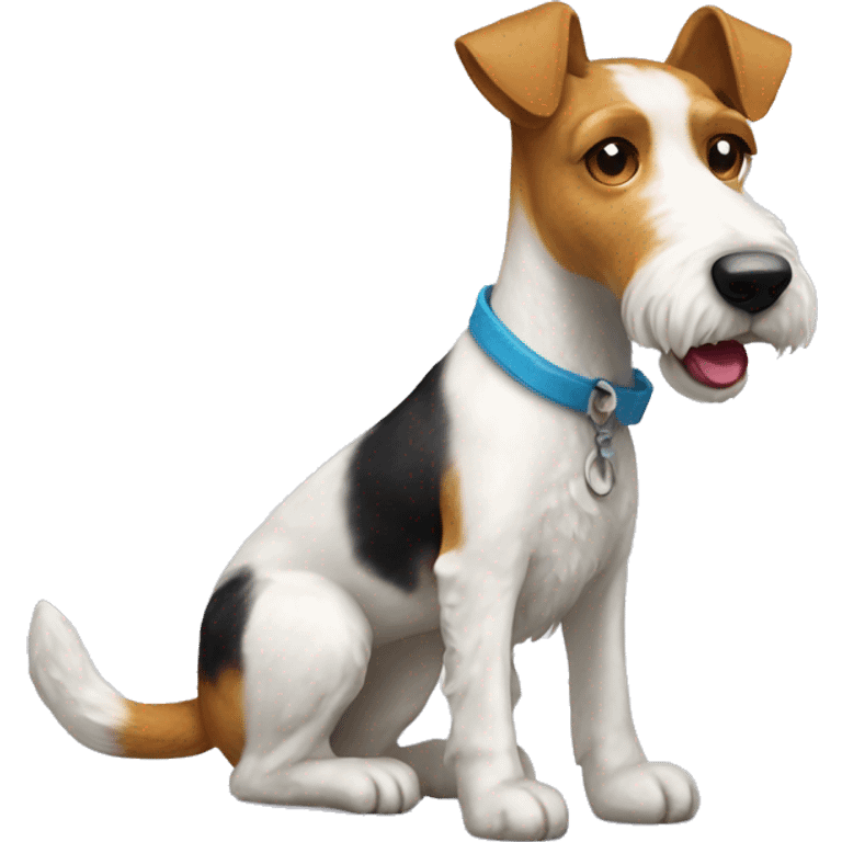 Fox Terrier Dog with a Toy emoji