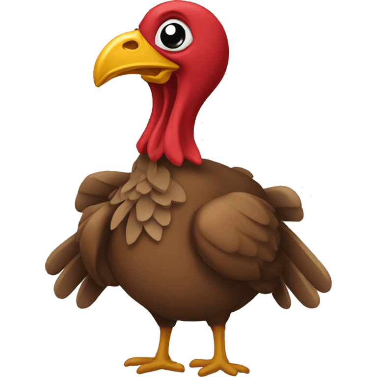 Turkey with hoodie  emoji