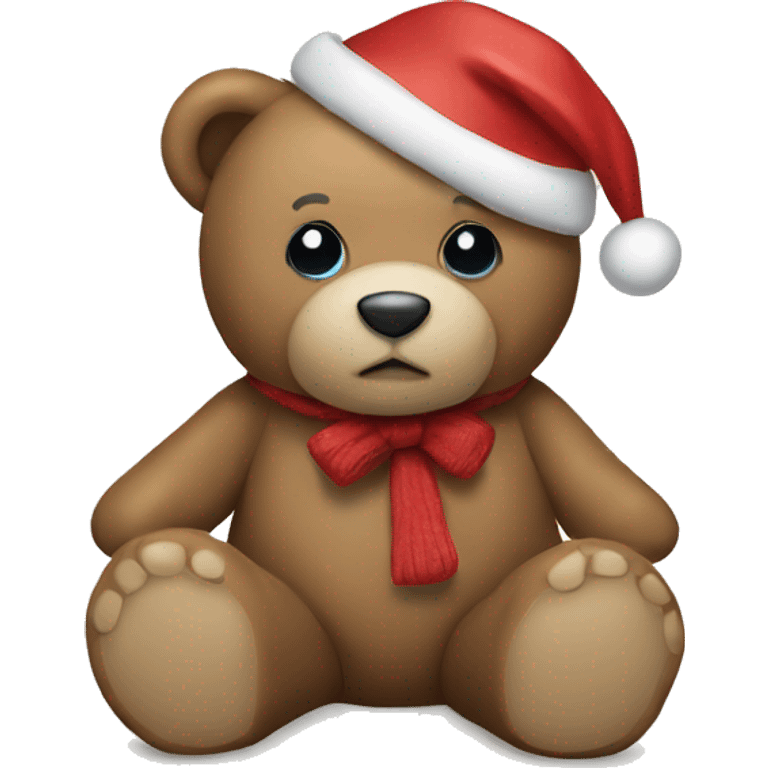 Christmas Teddy Bear emoji