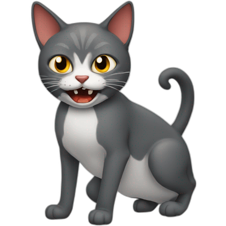 Evil cat emoji