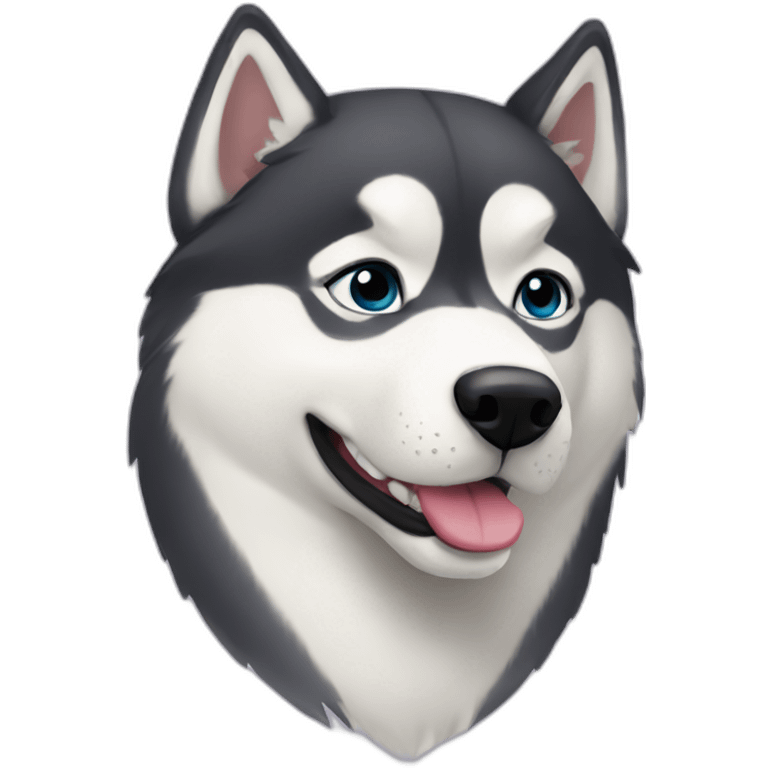 Siberian husky emoji