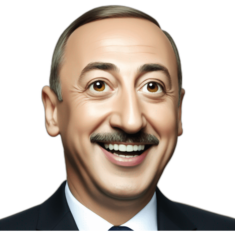 Ilham Aliyev smiling  emoji