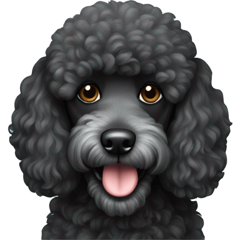 black poodle emoji