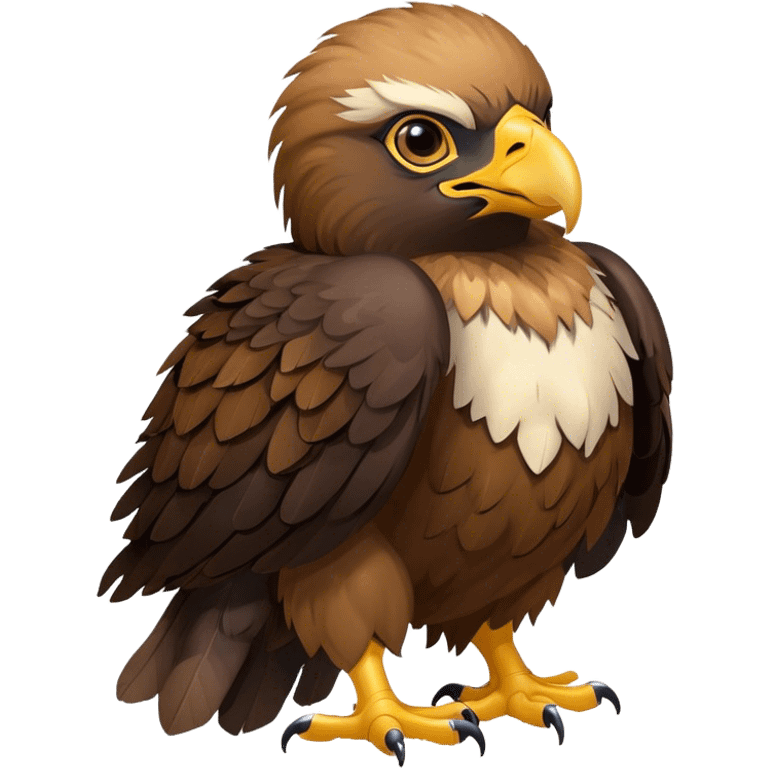 Golden eagle chick  emoji