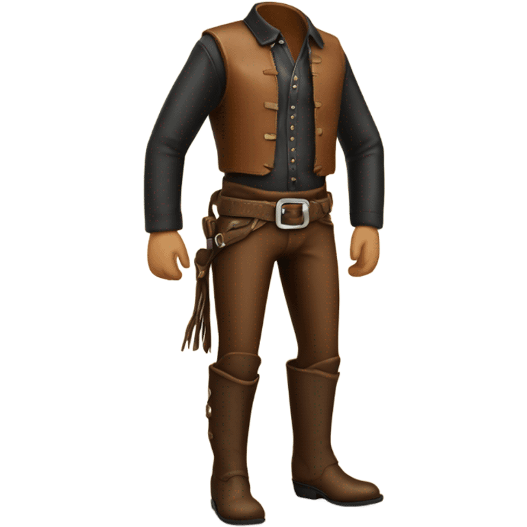 Leather chaps emoji