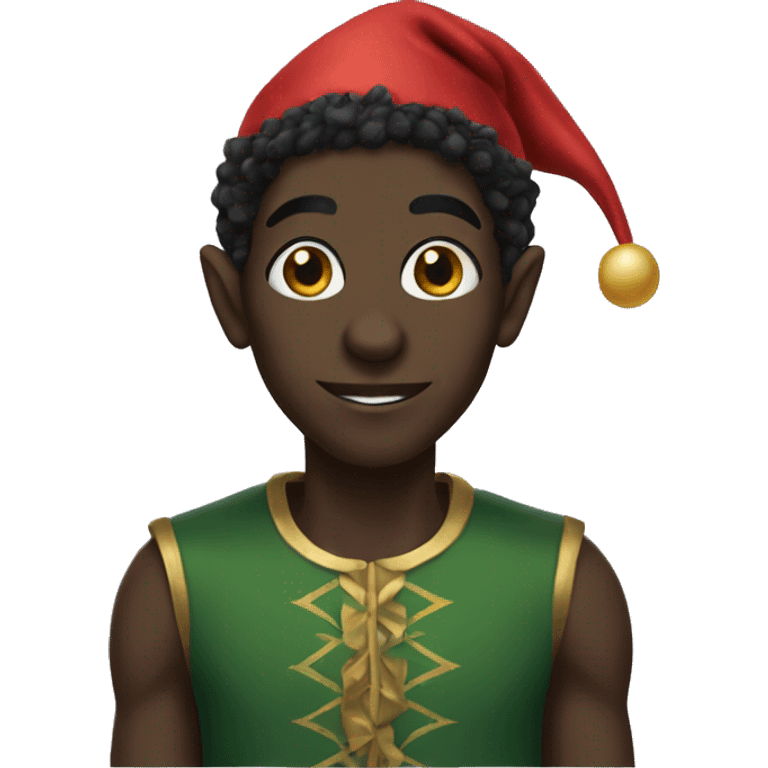 Black elf emoji