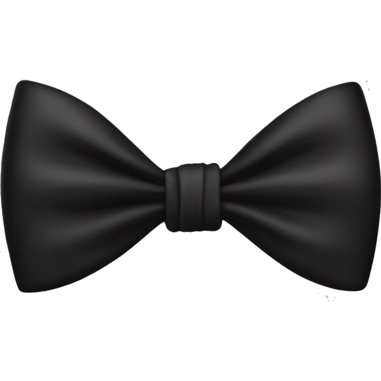 Black bow emoji