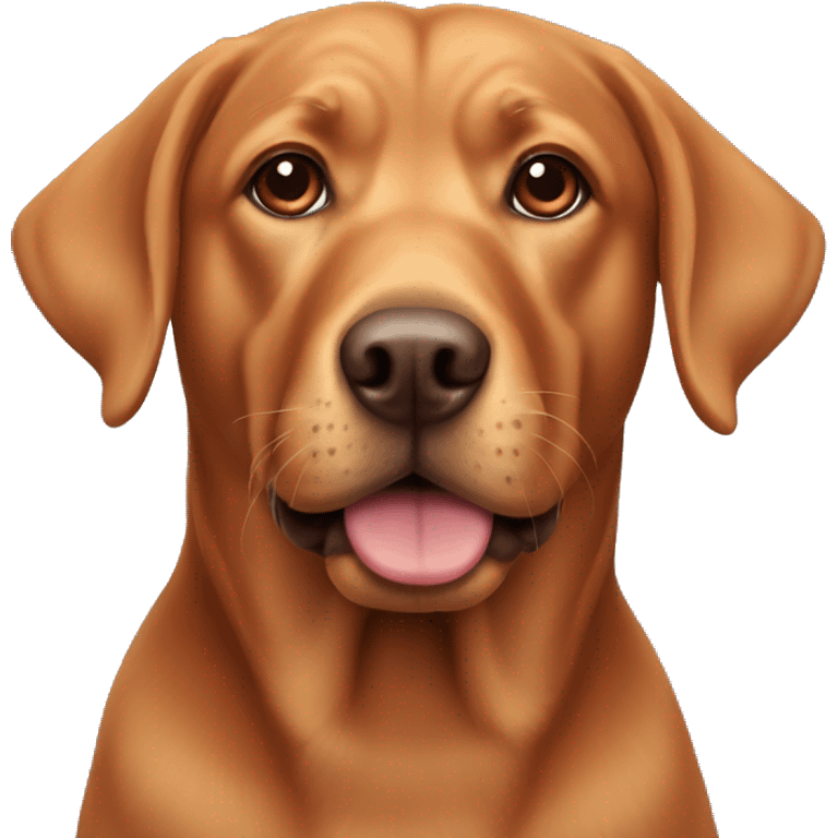 red Labrador emoji