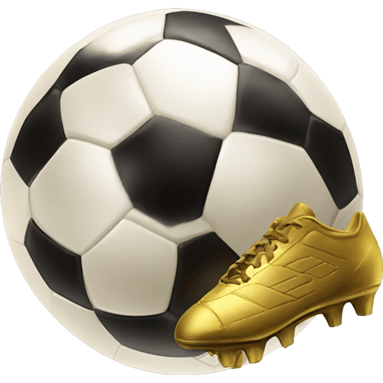 Bota de oro fútbol  emoji