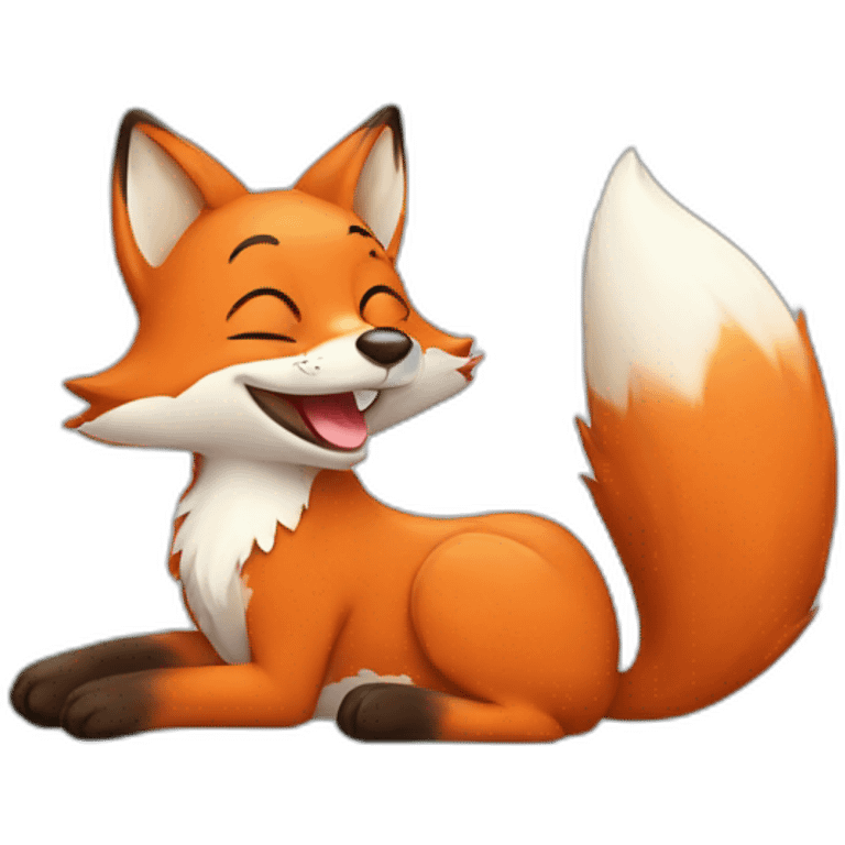 Happy fox emoji