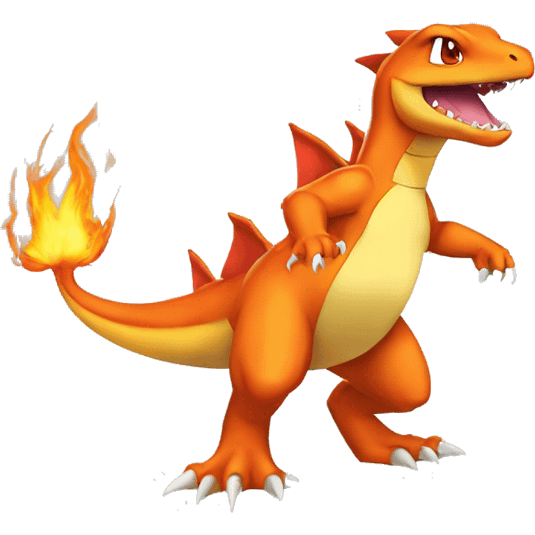  Charmander-Charmeleon-Charizard-Fakemon Full body emoji