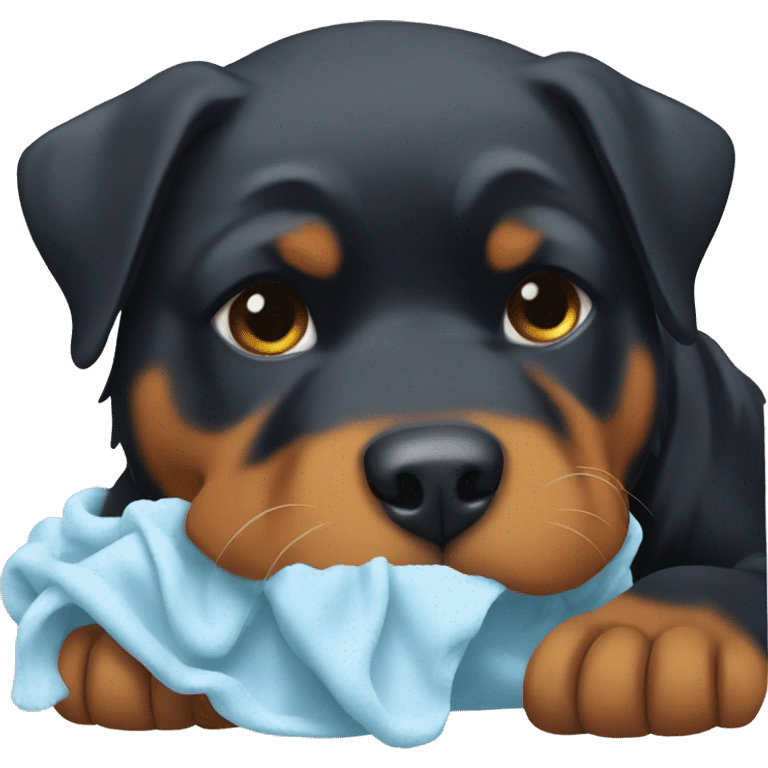 Rottweiler Washing emoji