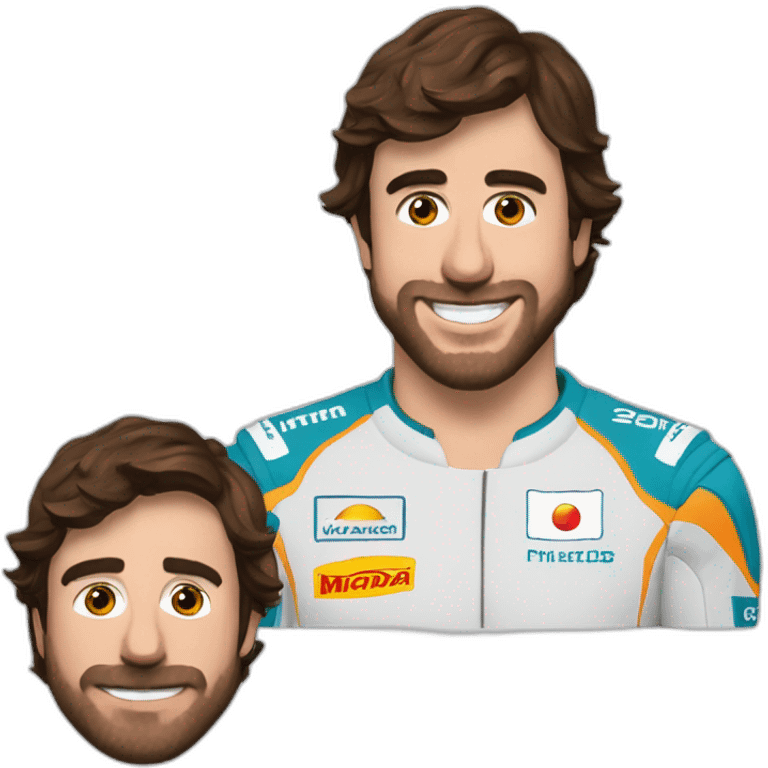 Fernando Alonso con cara de sorpresa emoji