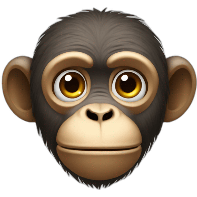 Sad monkey emoji