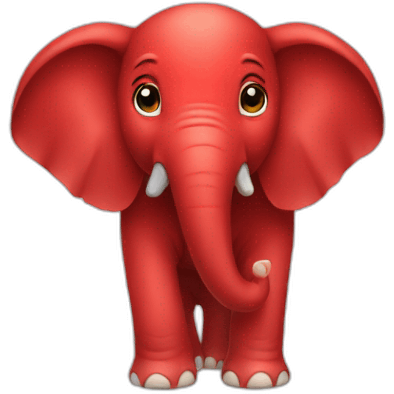 red elephant emoji