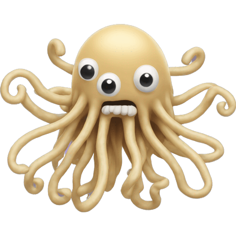 Giant flying spaghetti monster emoji