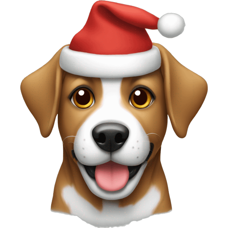 Christmas dog  emoji