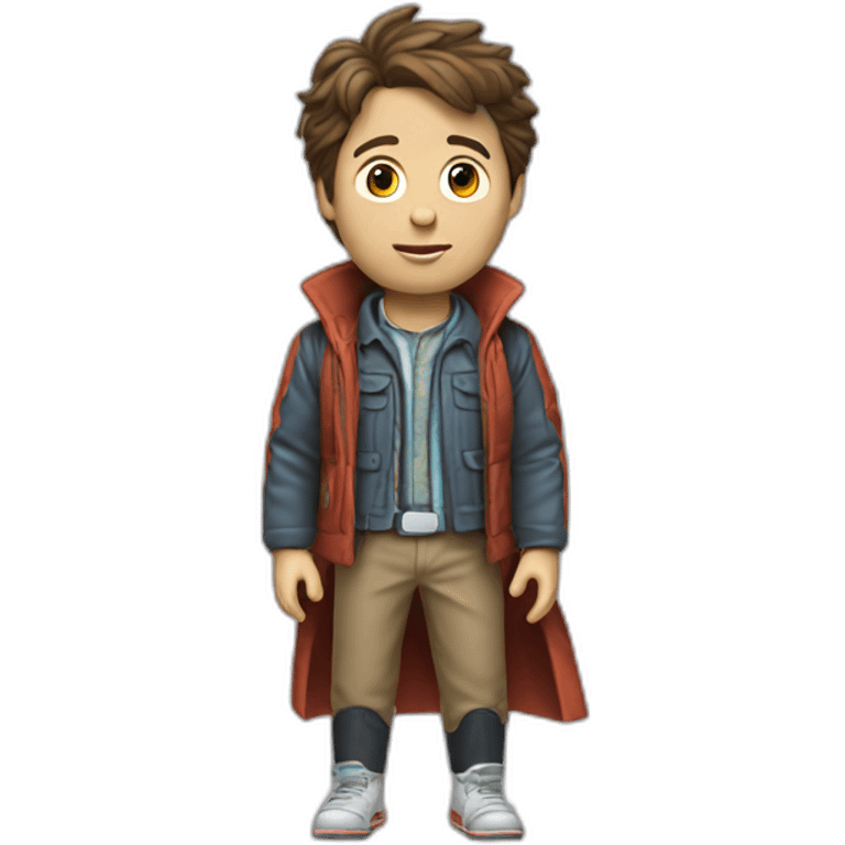 Back to the future marty emoji