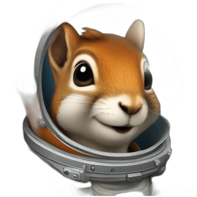 squirrel astronaut emoji