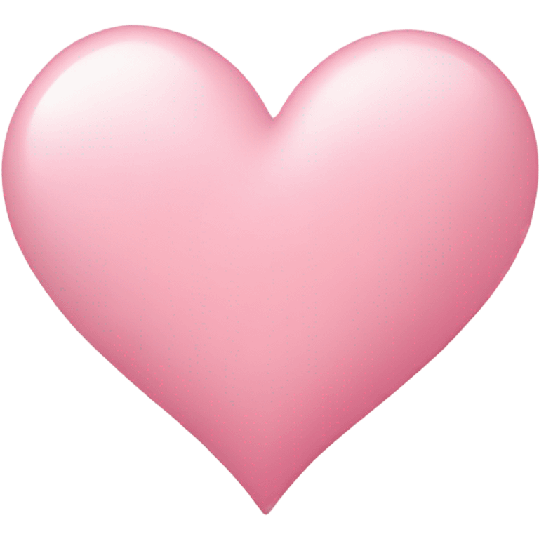 soft pink heart emoji