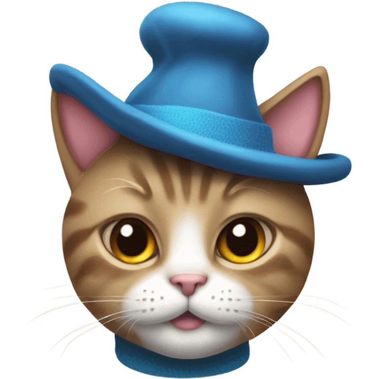 Cat in a hat emoji