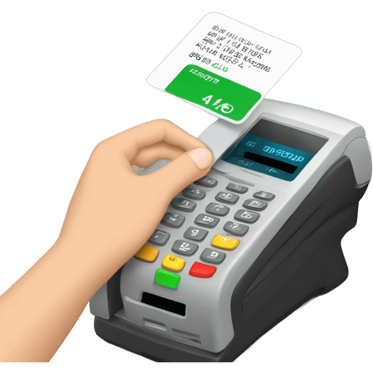 tap POS TERMINAL PAYMENTS  refuse  emoji