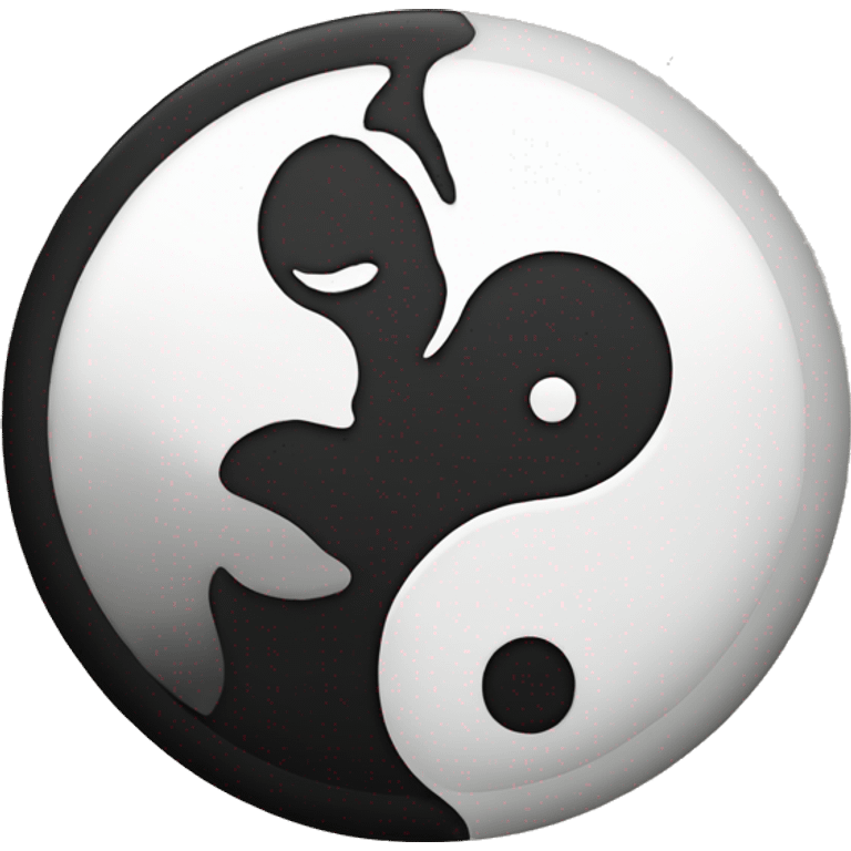 Yinyang no dots emoji