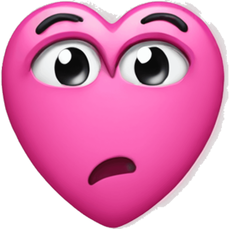 in love with pink heart eyes  emoji