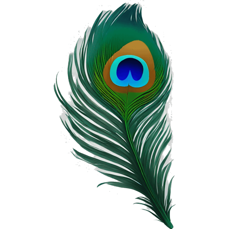 Feather of peacock  emoji