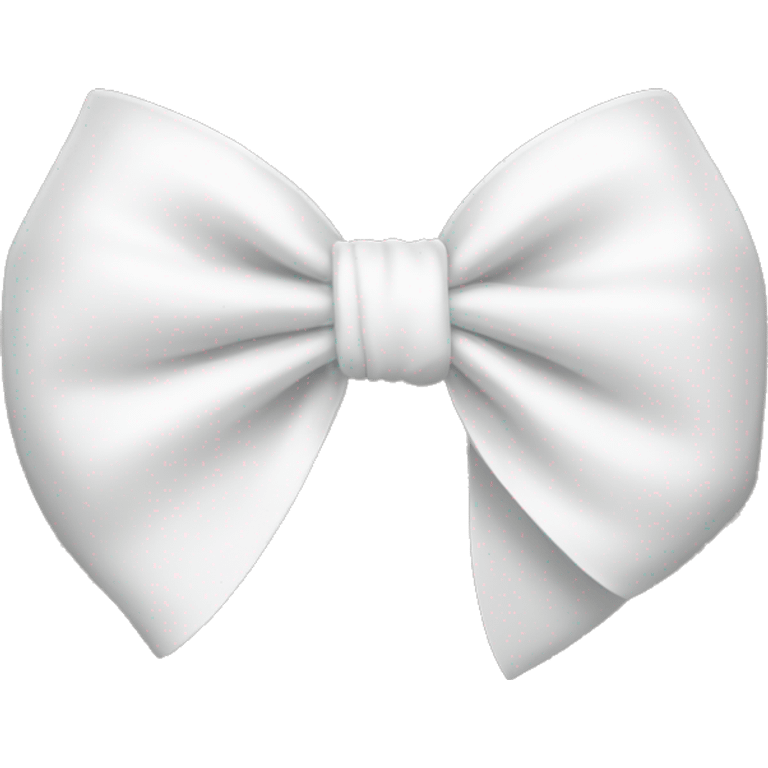 White bow emoji