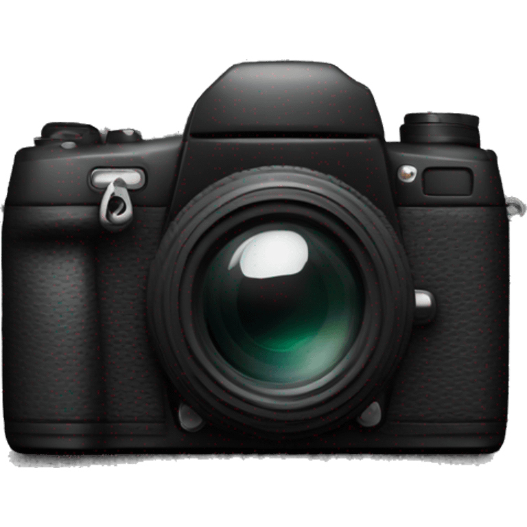 black digital camera emoji