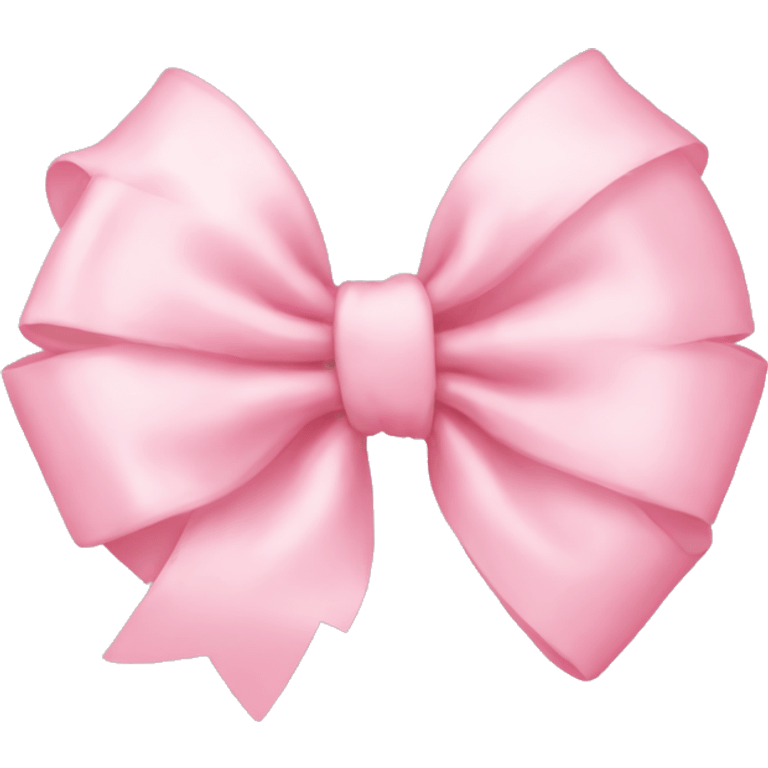 Baby pink bow emoji