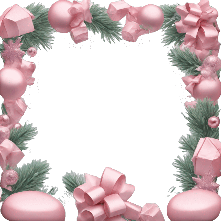 pastel pink christmas reef emoji