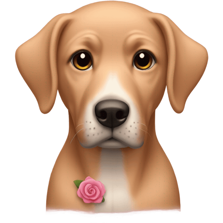 perro rosa emoji