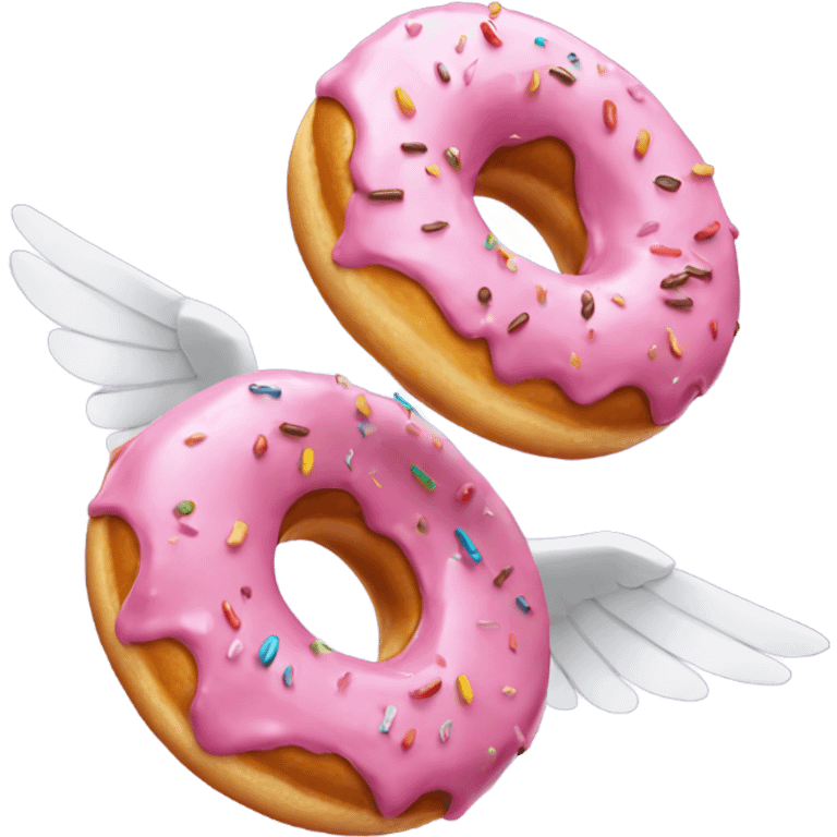 Donuts flying  emoji