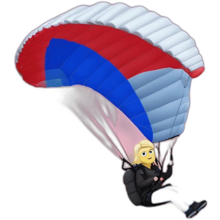 marine le pen paragliding emoji