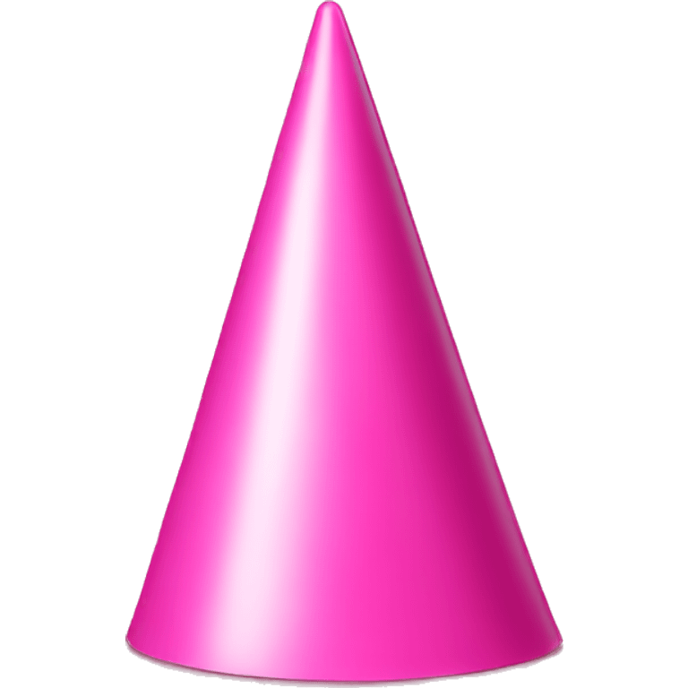 party hat in pink emoji