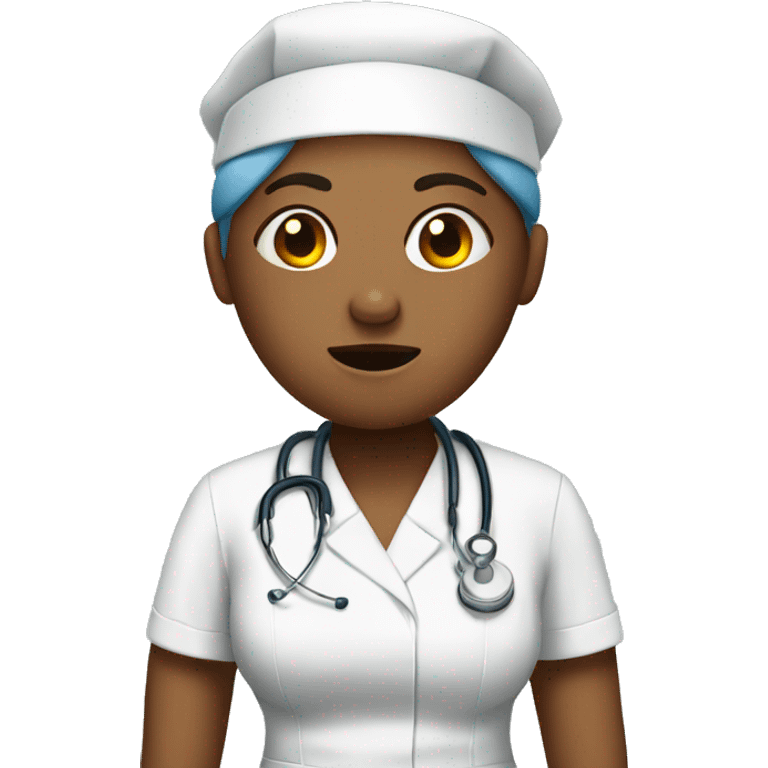 extreme stressed nurse  emoji